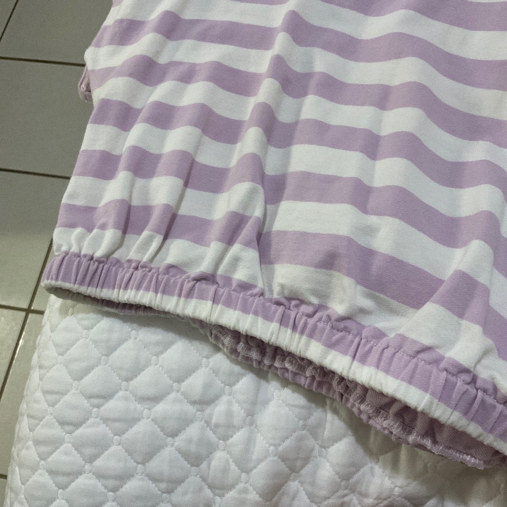 Purple Crop T Shirt